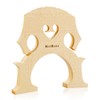 MorMoxe Cello Bridge 4/4 Size - Hand-Carved Maple, Direct Fit,