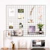 Kaforise Vinyl Dipped Wire Wall Grid Panel, Multifunction Photo Hanging