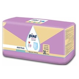 Pine Adult Pants Large Adult Diapers Ideal for Day & Night Protection Overnight Comfort Absorbency, Odor Control, Soft & Comfortable