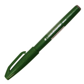 Pentel SES15C-D felt-tip pen with flexible brush-like tip green