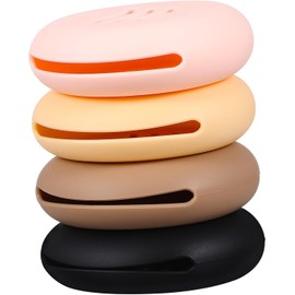 Mipcase Estuche De Viaje Para Esponjas De Maquillaje 4 Esponjas De Silicona Para Mujeres Y Niñas