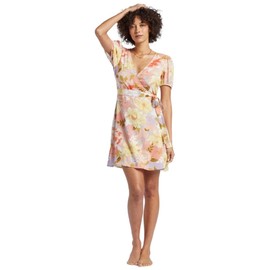 Billabong Women's Hot Tropics Mini Dress, Sweet Peach