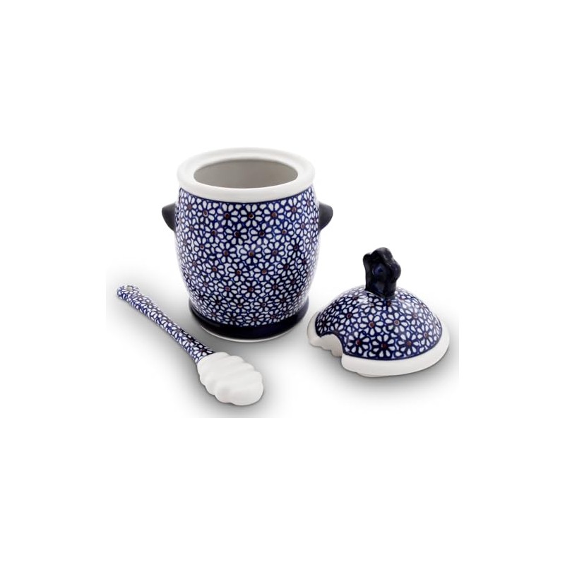 Bunzlauer Keramik 650 ml Honey Pot with Honey Spoon Set