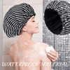 Shower Cap for Women Terry Lined Bath Cap Large Reusable