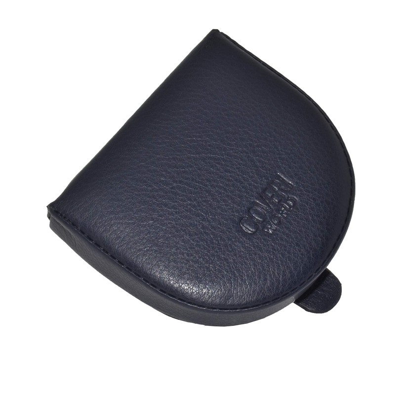 COVERI Tacco Men's Genuine Leather Coin Purse, blue
