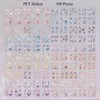 MAFELOE PET Scrapbook Stickers, 100 Sheets of Box Set, Aesthetic