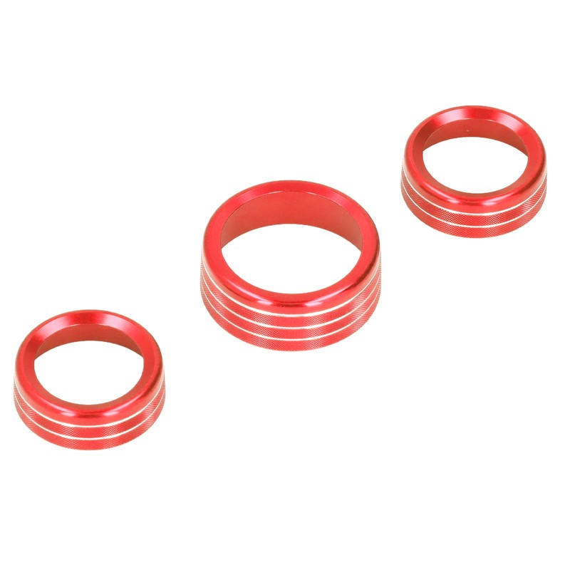 Air Conditioner Switch CD Button Knob Cover Trim Aluminium Alloy