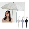 Wpc. 801-16015-102 Parasol Blackout Flower Drawing Mini Black Folding Umbrella,