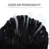 Healifty 2pcs Braid Women Wigs Diy Breathable Liner Man End