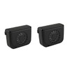 ULTECHNOVO 2pcs Solar Car Exhaust Fan Compact Solar Ventilation Cooler