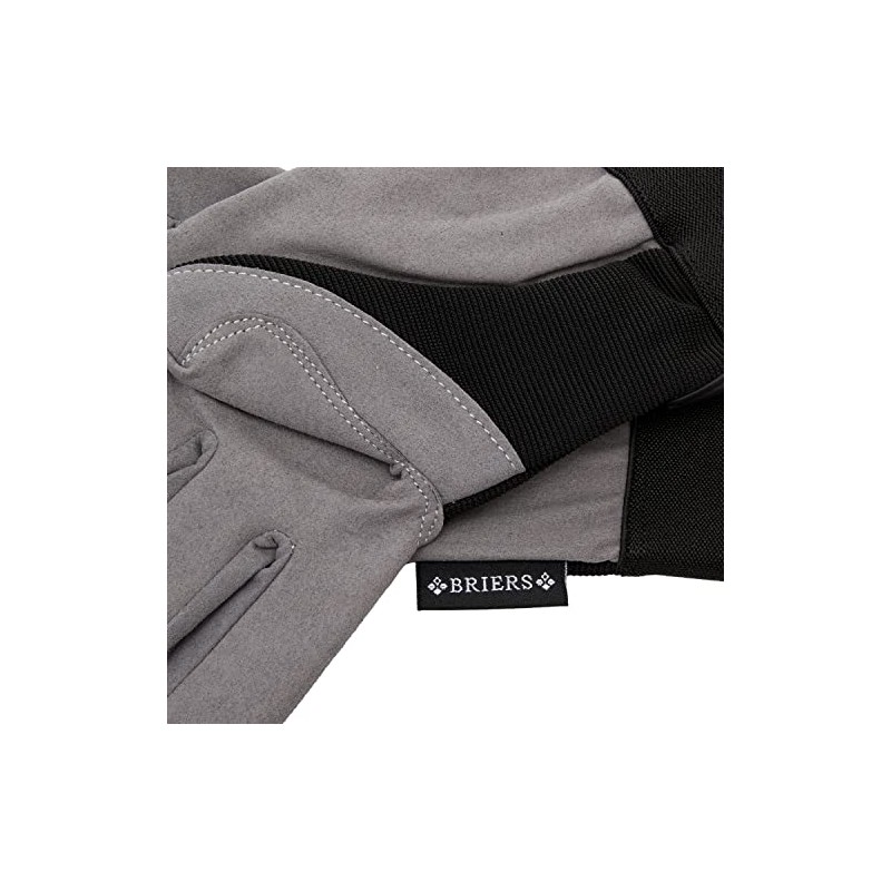 Briers 4540011 Professional Gloves, Grey/Black, Medium