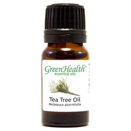 GreenHealth Tea Tree - 1/3 fl oz (10 ml) Glass Bottle - 100% Pure Essential Oil