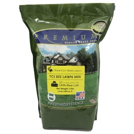 Twin City Seed Co. Bee Lawn Mix, Grass & Flower Mixture, 3 lb Bag