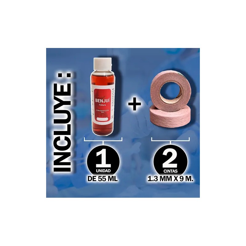 Acupuntura Pegamento 55ml + 2 Cinta Micropore 1.3mmx9m