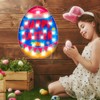LAMPHOME Light Up Easter Eggs Waterproof Indoor Outdoor String Lights