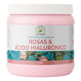 Crema De Rosas Con Ácido Hialurónico Anti Edad E 1 Kilo