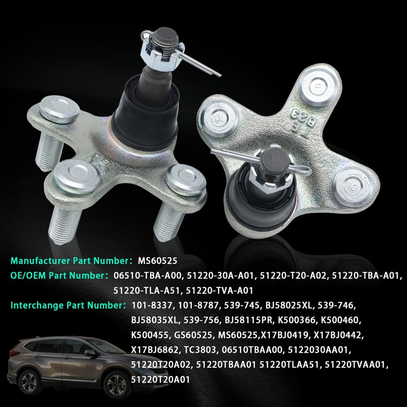 KEDEAU Front Lower Ball Joint Kit (2-Pack) for Honda Accord