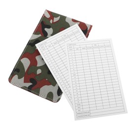 DOITOOL 1 Set Durable Golf Score Keeping Book Compact Scorecard Holder for Easy Recording Lightweight Golfing Tool Stylish Design with Scorecards Included