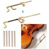TUOREN 13Pcs Violin Luthier Install Repair Tool Kit Include Straight