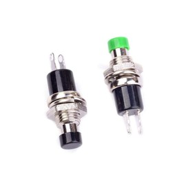 GTIWUNG 24pcs 1A 250V AC 2 Pin SPST 6 Colors Normal Open Mini Instant Push Button Switch