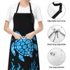 SUCUWINY Sea Turtles Aprons for Women With Pockets Mens Chef