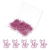 PATIKIL 50pcs Paper Clip, Cat Shape Paper Clip Small Cute