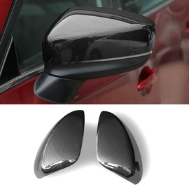 KELEIMAI Car Accessories Fit For Mazda CX-5 CX5 2017-2021 2022 2023 2024 2025 Rear View Door Mirror Covers Trim (Carbon Fiber Style) ABS 2 PCS