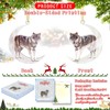 Christmas Tree Decorations, Acrylic Christmas Tree Ornaments, Double-Printed Animal Hanging