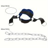 Unbranded Weightlifting Neck Training Band with Chain for Strength Exercises