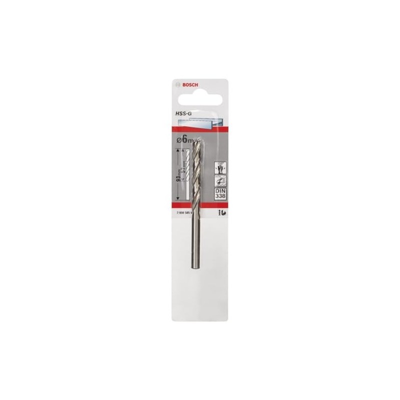 Bosch Professional 1x Metal drill bits HSS-G DIN 338 (for
