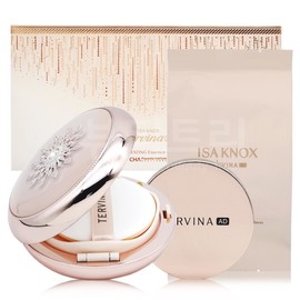 ISA KNOX Tervina AD Essence Cushion Product + Refill + Powder / 이자녹스 테르비나 AD 에센스 쿠션 본품+리필+파우더