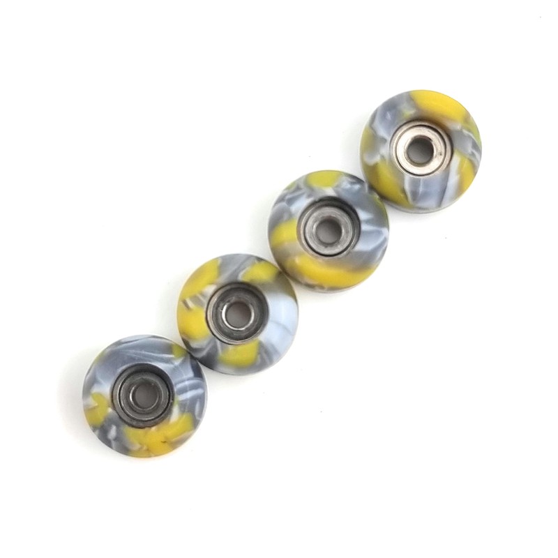 SPITBOARDS Fingerboard Swirl Wheels Polyurethane CNC Lathed Bearing Wheels -
