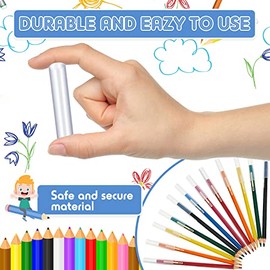 36 Tubos para Masticar de Topper de Lápiz Transparentes Masticables para Niños Toppers de Lápiz Masticables de Silicona Ayuda para Masticar Motora Oral Sensorial para Adultos Niños con Ansiedad TDAH