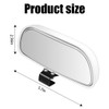 BESULEN Blind Spot Mirror for Car, HD Glass Adjustable Convex