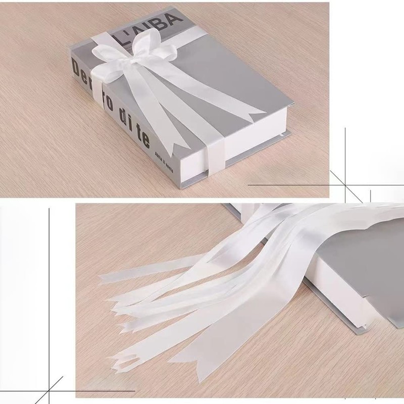 IHKFILAN Double Face Satin Ribbon 1Inchx25Yards Double Sided Solid Polyester