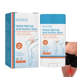 Anti Chafe Stick - Thigh Rescue Anti Friction Stick - Waterproof Running Chafe Stick - Anti Chafe Balm - Foot Blister Gel Stick for Heel, Lower Arm, Thigh Legs, Skin Protection