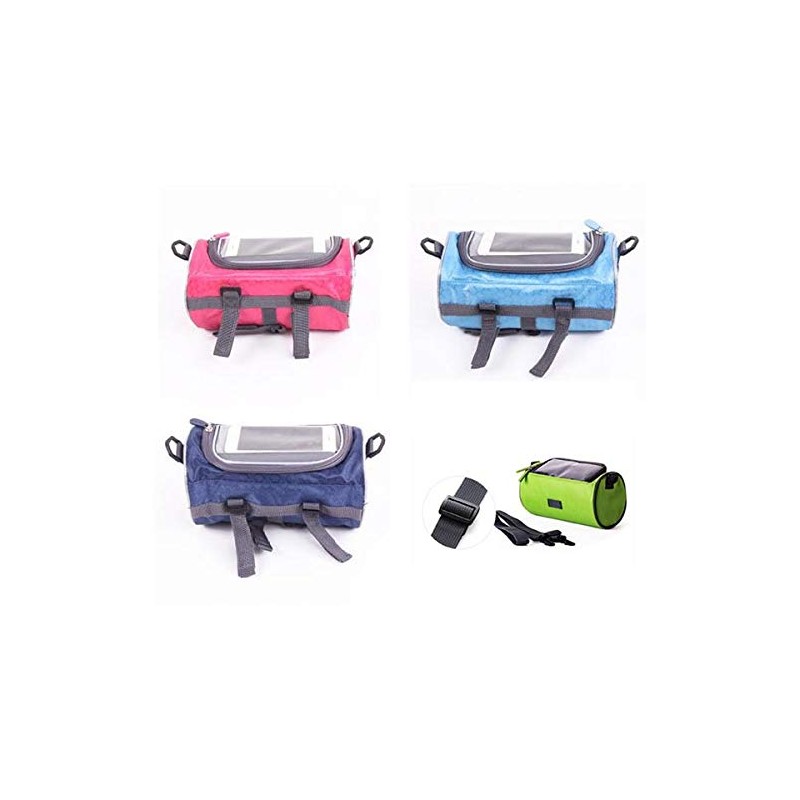 System-S 2-in-1 Bicycle Bag for 4.8 Inch Smartphones in Green