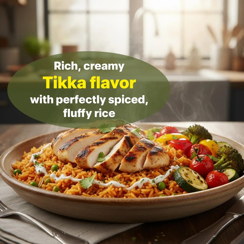 Eat Regal Ready to Eat Tikka Masala Rice, 8g Protein