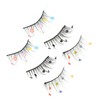 FOMIYES Sets Natural Look Fake Lashes Set Cosplay Lashes Glitter
