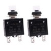 mxuteuk 2Pcs 30Amp Circuit Breakers Push Button Manual Reset 125/250V