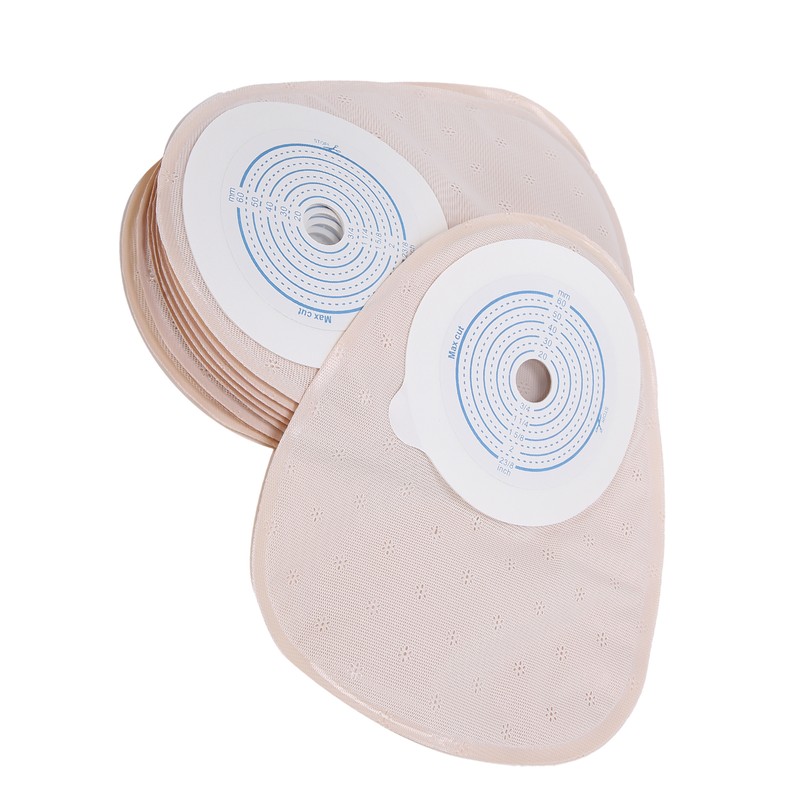 10pcs OnePiece Disposable Colostomy Bags Ostomy Ileostomy Stoma Ostomy Supplies