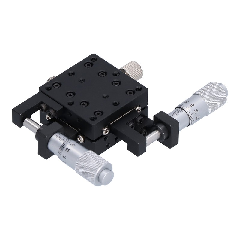 XY Linear Stage Cross Roller Micrometer Manual Slide Table Trimming