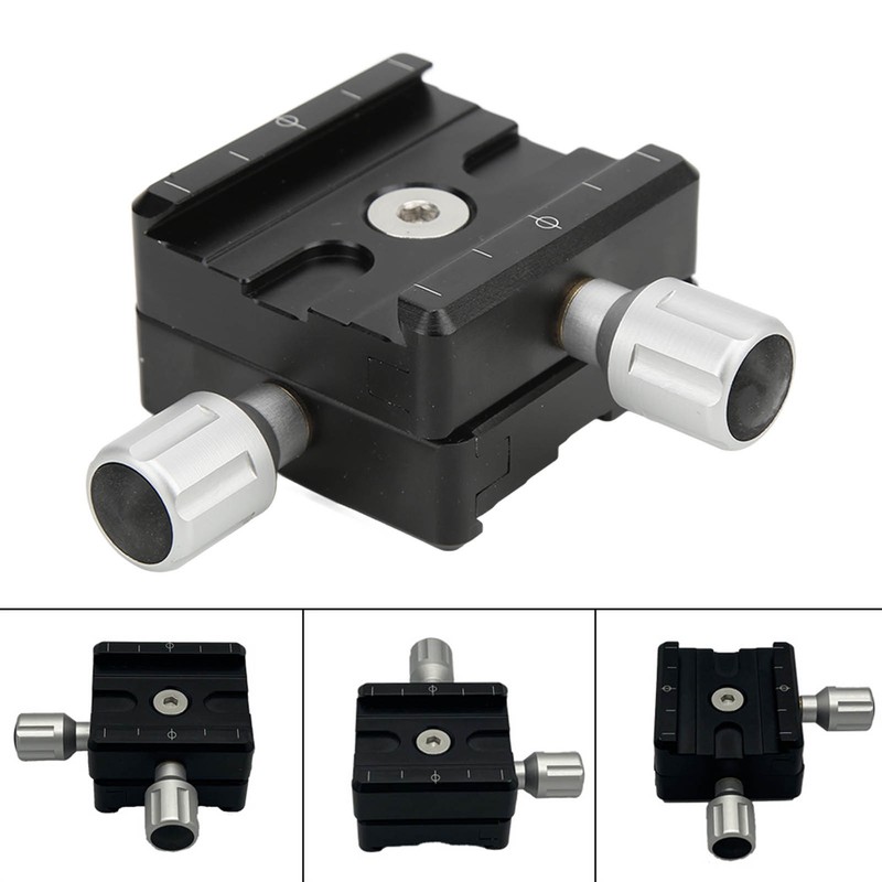 Quick Release Plate Mount Adapter Clamp Tripod Head Clamp Two