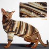 T'CHAQUE Sphynx Clothes, Cat Clothes for Hairless Cats, Stretchy Pullover