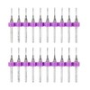 TA-VIGOR 20Pcs Micro Drill Bit 0.3mm, Purple PCB Drill Bits