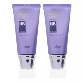 Gita [더페이스샵] 더페이스샵 매직 커버 비비크림 V201 애프리콧베이지 2개 The Face Shop Magic Cover BB Cream V201 Apricot Beige 2 pcs [Basic]