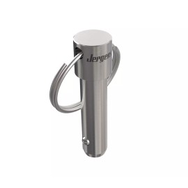 Jergens Quick-Release Pin (KLP), Heavy Duty Detent Pin, 3/8" x 1.25", SS