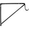 Stone Harbor Hardware Heavy-Duty Shelf and Pole Bracket, Powder Coated,