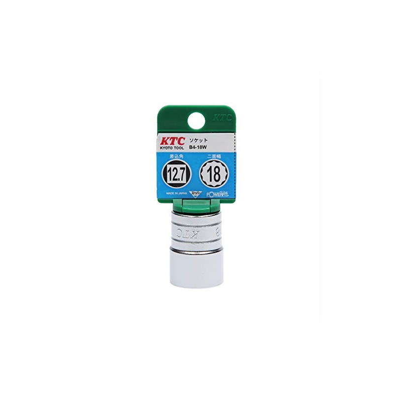 KTC Socket 12-Point B4-18W-H Drive: 0.5 Inch (12.7 mm)