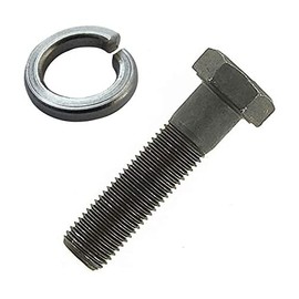 cyclingcolors LAWN MOVER BLADE SCREW 3/8" 24UNF BOLT HONDA CASTELGARDEN AYP NOMA STIGA SNAPPER (51mm)